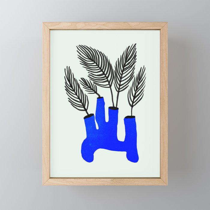 The Blue Vase Mini Art Print Gallery Image 1