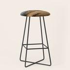 Mountain Valley Morning Light Stool Gallery Image 1