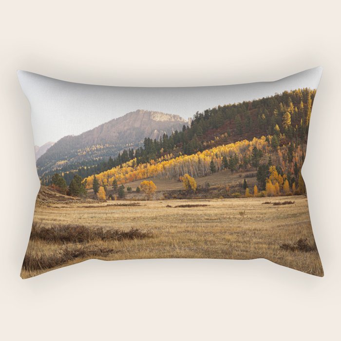 Mountain Valley Morning Light Rectangular Pillow Gallery Image 2
