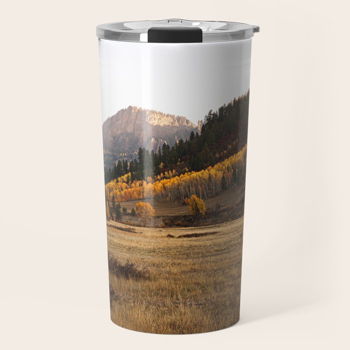 Mountain Valley Morning Light Travel Mug Gallery Image 1