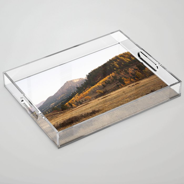 Mountain Valley Morning Light Acrylic Tray Gallery Image 1