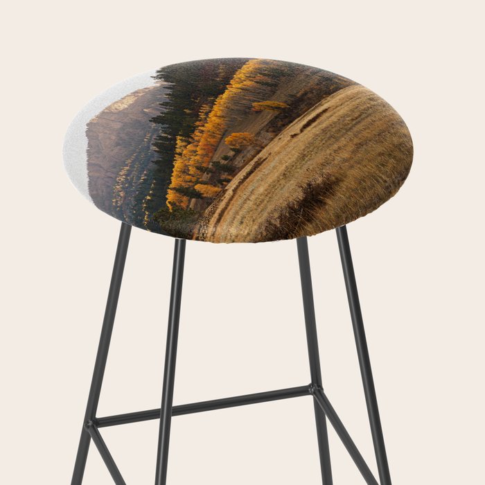Mountain Valley Morning Light Stool Gallery Image 2