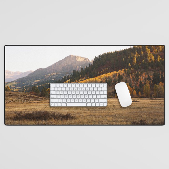 Mountain Valley Morning Light Desk Mat Gallery Image 1