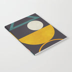 mid century bauhaus geometry abstract 2020 Notebook Gallery Image 2