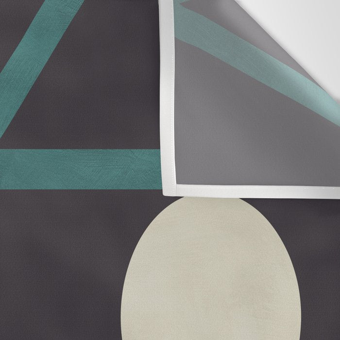 mid century bauhaus geometry abstract 2020 Wall Tapestry Gallery Image 3