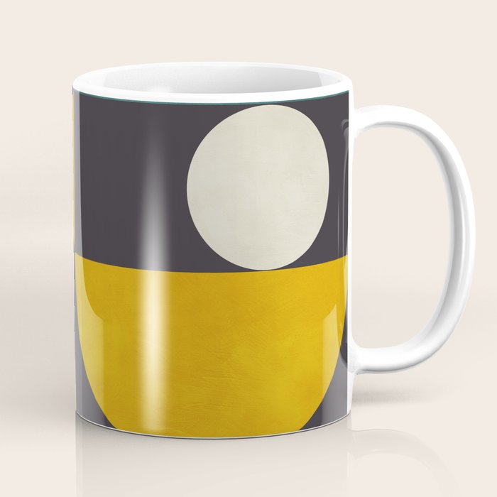 mid century bauhaus geometry abstract 2020 Coffee Mug Gallery Image 1
