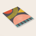 mid century bauhaus geometry abstract 2020 Notebook Gallery Image 3