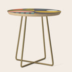 mid century bauhaus geometry abstract 2020 Side Table Gallery Image 1
