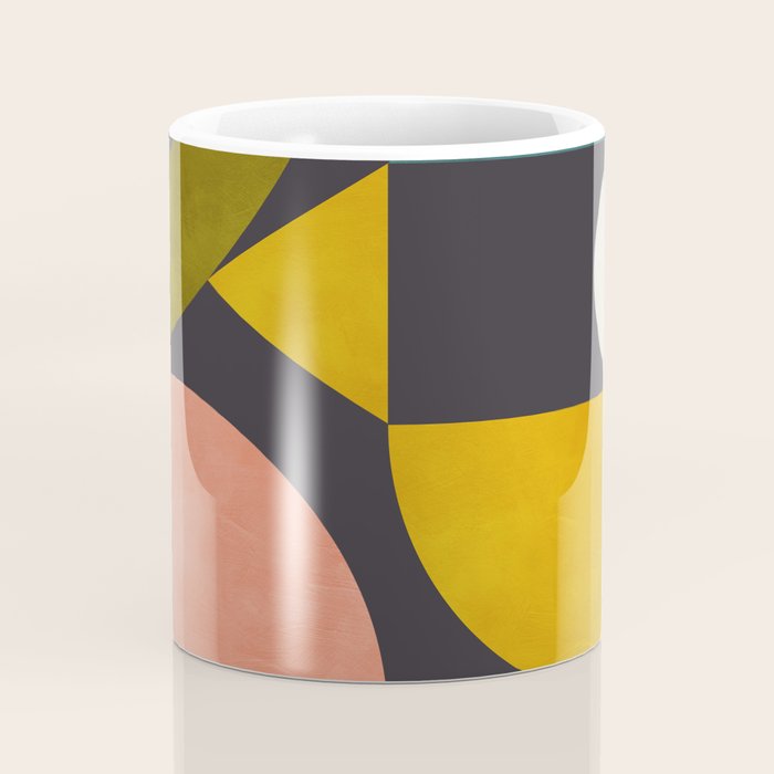 mid century bauhaus geometry abstract 2020 Coffee Mug Gallery Image 4