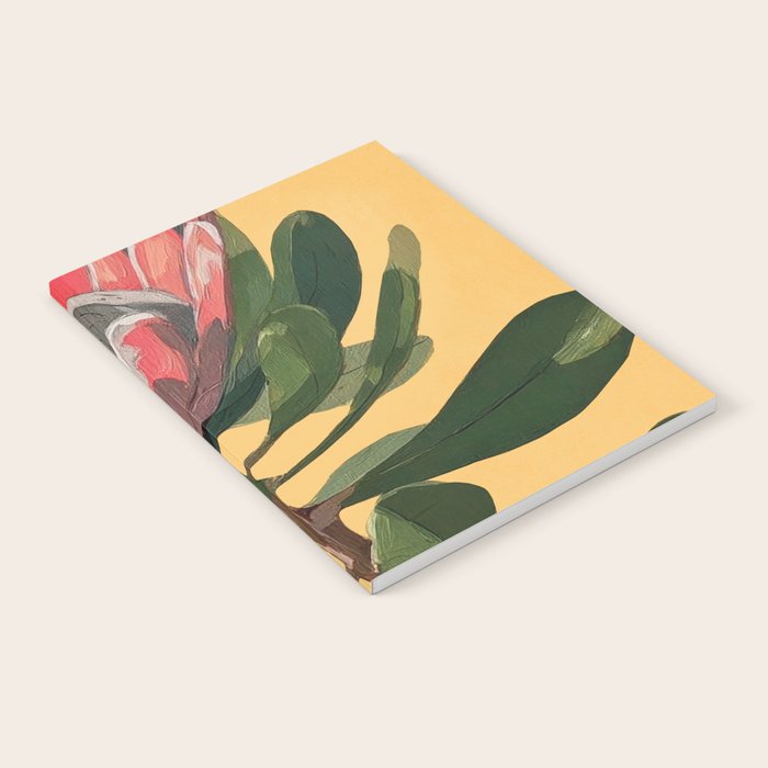 Protea Bloom with Sage Leaves Notebook Gallery Image 1