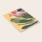 Protea Bloom with Sage Leaves Notebook Gallery Image 3