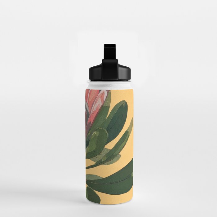 Protea Bloom with Sage Leaves Water Bottle Gallery Image 2