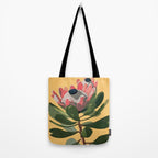 Protea Bloom with Sage Leaves Tote Bag Gallery Image 2
