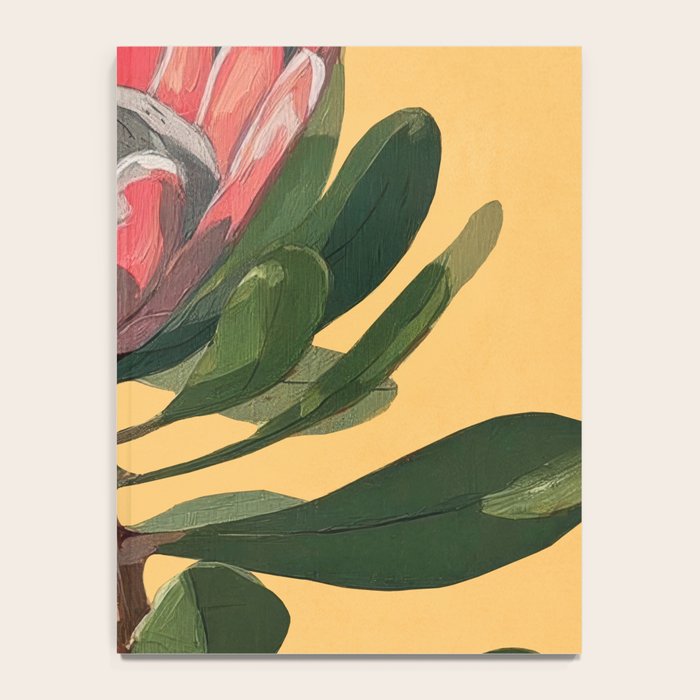 Protea Bloom with Sage Leaves Notebook Gallery Image 4
