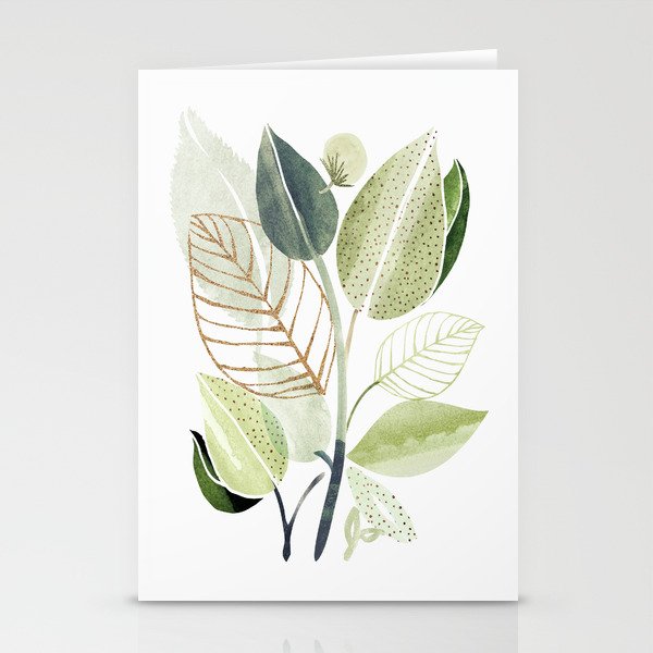 Botanical Collage Stationery Card Gallery Image 2