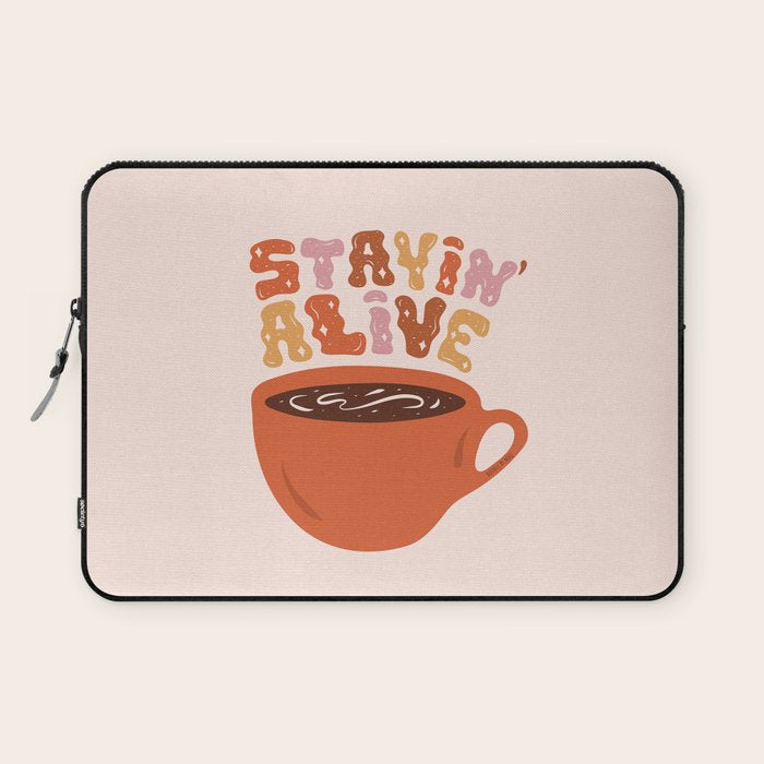 Stayin' Alive Laptop Sleeve Gallery Image 1