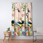 Landscapes of birds in paradise 2 Window Curtain Gallery Image 5