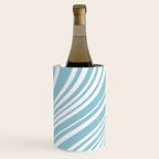 Wavy Stripes XXXV - Sky Blue Wine Chiller Gallery Image 1