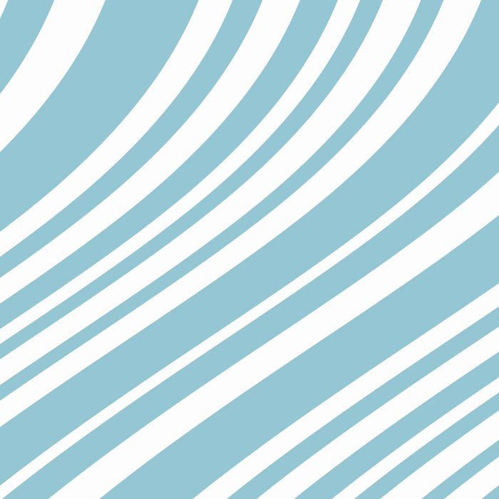 Wavy Stripes XXXV - Sky Blue Coffee Mug Gallery Image 2