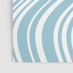 Wavy Stripes XXXV - Sky Blue Poster Gallery Image 3