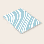 Wavy Stripes XXXV - Sky Blue Notebook Gallery Image 3