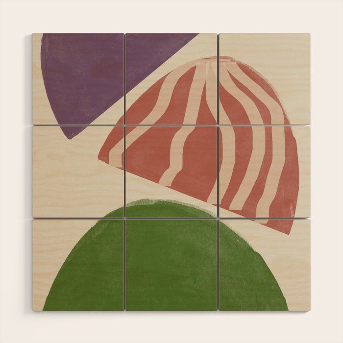 Modern Objects  Wood Wall Art Gallery Image 1