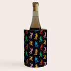 Colorful toy soldier doodle art pattern Wine Chiller Gallery Image 3