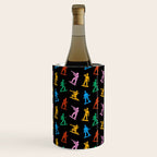Colorful toy soldier doodle art pattern Wine Chiller Gallery Image 1