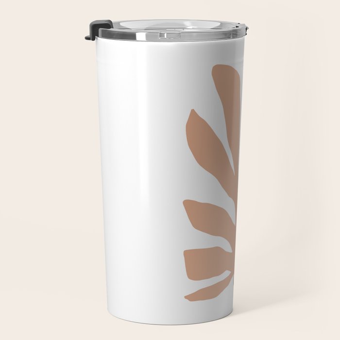 Coral Matisse cutout Travel Mug Gallery Image 3