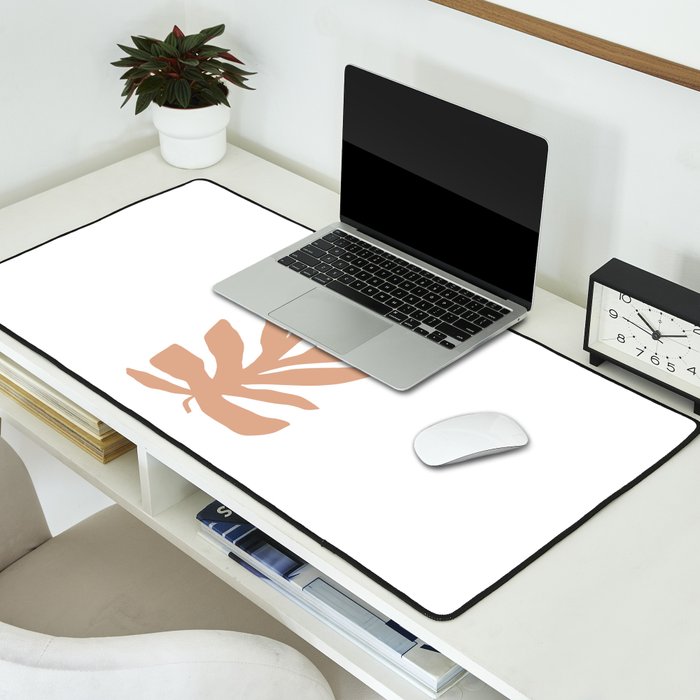 Coral Matisse cutout Desk Mat Gallery Image 2