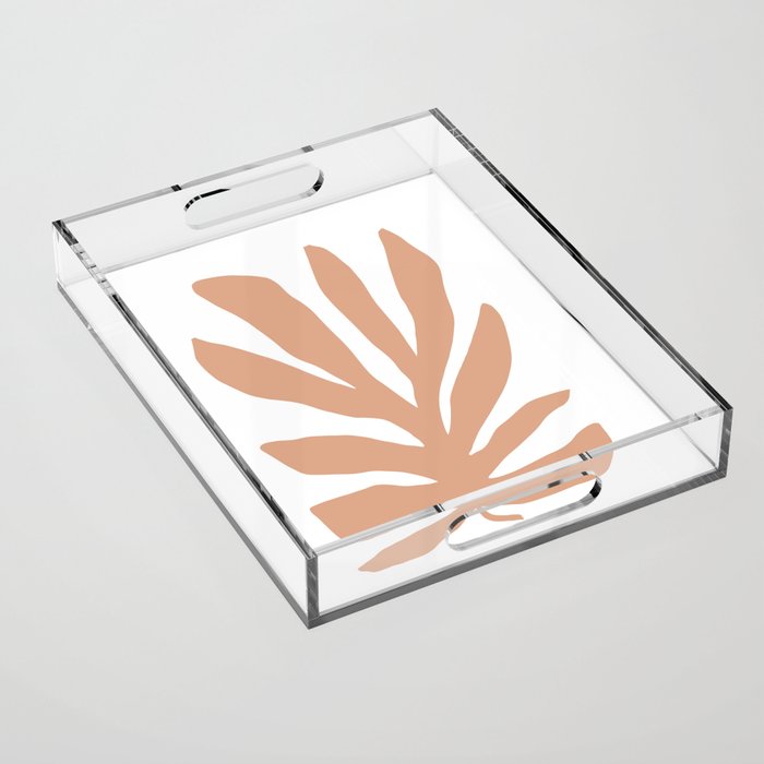 Coral Matisse cutout Acrylic Tray Gallery Image 1