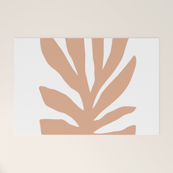 Coral Matisse cutout Welcome Mat Gallery Image 1