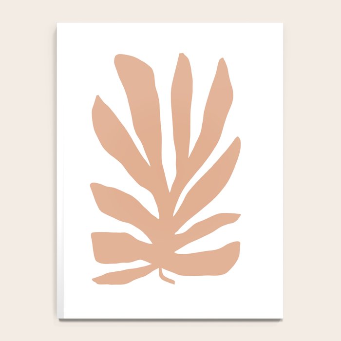 Coral Matisse cutout Notebook Gallery Image 4