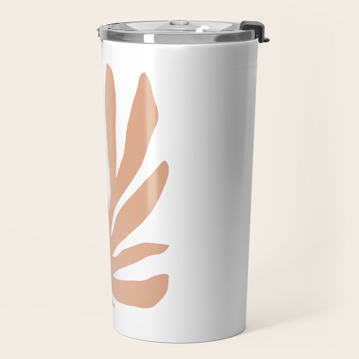 Coral Matisse cutout Travel Mug Gallery Image 2