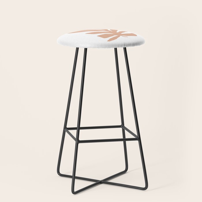 Coral Matisse cutout Stool Gallery Image 1