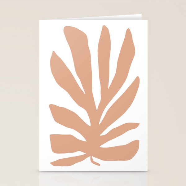 Coral Matisse cutout Stationery Card Gallery Image 2