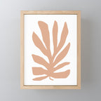 Coral Matisse cutout Mini Art Print Gallery Image 1