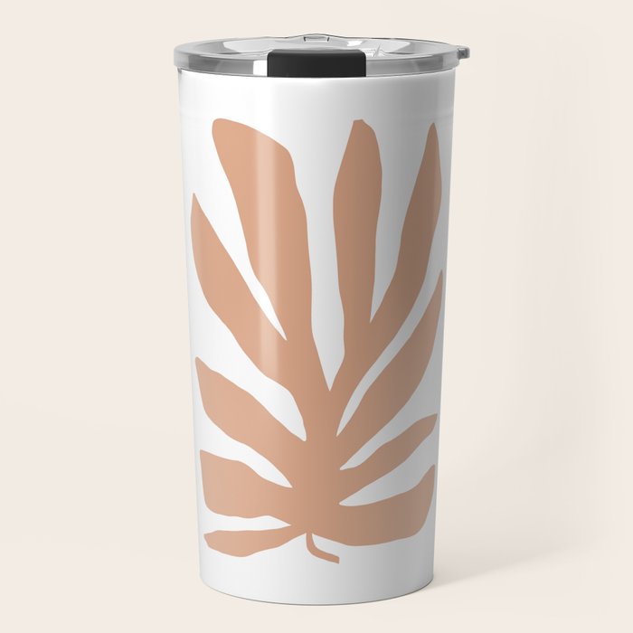 Coral Matisse cutout Travel Mug Gallery Image 1