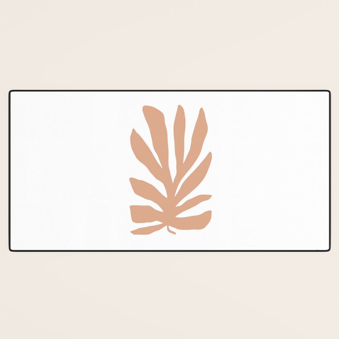 Coral Matisse cutout Desk Mat Gallery Image 3