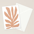 Coral Matisse cutout Stationery Card Gallery Image 2