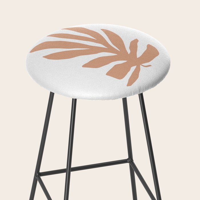 Coral Matisse cutout Stool Gallery Image 2