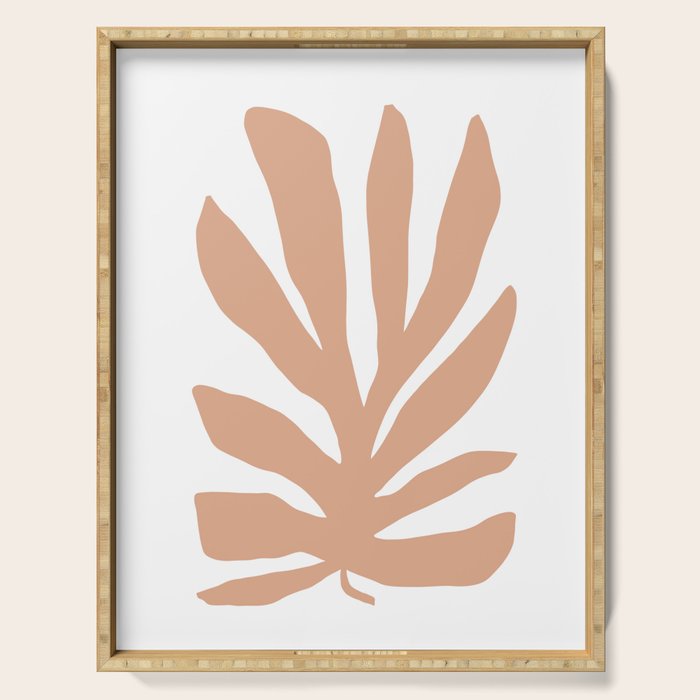 Coral Matisse cutout Serving Tray Gallery Image 1