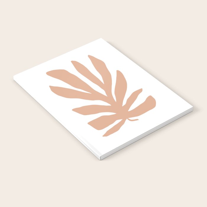 Coral Matisse cutout Notebook Gallery Image 2