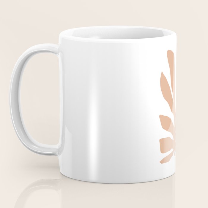 Coral Matisse cutout Coffee Mug Gallery Image 3
