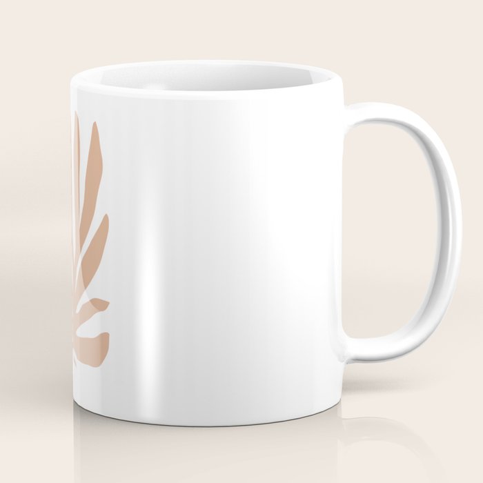 Coral Matisse cutout Coffee Mug Gallery Image 1