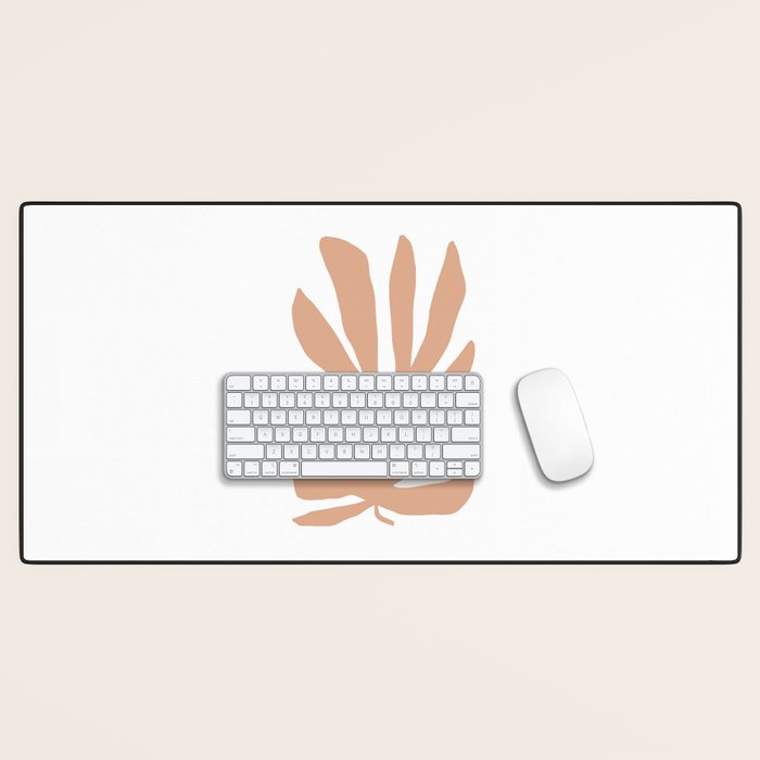 Coral Matisse cutout Desk Mat Gallery Image 1