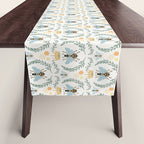 Queen Bee with Gold Crown and Laurel Frame Table Runner Gallery Image 1