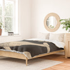 Modern Minimalist Abstract Whales 3 Duvet Cover Gallery Image 2