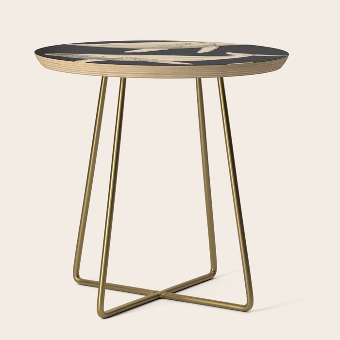 Modern Minimalist Abstract Whales 3 Side Table Gallery Image 1