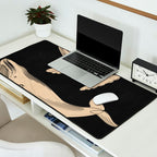 Modern Minimalist Abstract Whales 3 Desk Mat Gallery Image 2